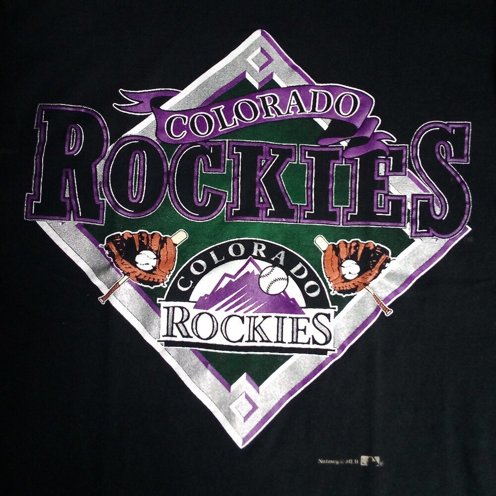 Vintage Nutmeg Mills Colorado Rockies T-Shirt